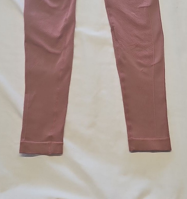 Primark Workout Seamless Ribbed Leggings in Mauve Rose xs MM60 - Image 6