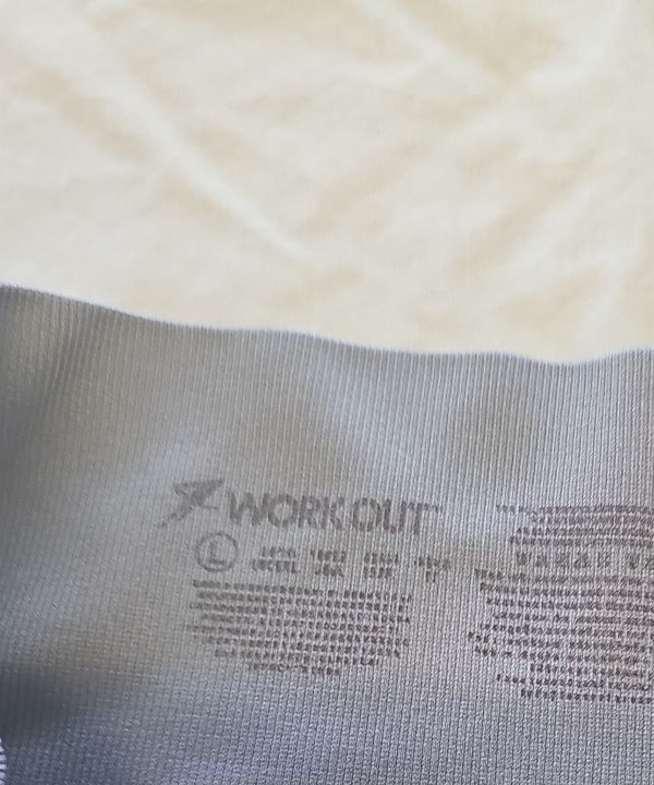 Women's High-Waisted Seamless Performance Leggings in Periwinkle Blue L MM51 - Image 8