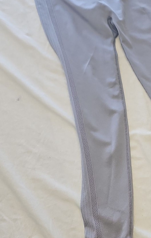 Women's High-Waisted Seamless Performance Leggings in Periwinkle Blue L MM51 - Image 10
