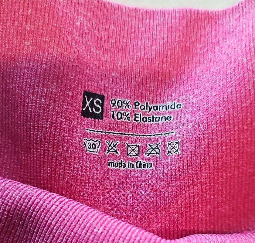 Vibrant Hot Pink Seamless High-Waisted Gym Leggings - XS LL29 - Image 8