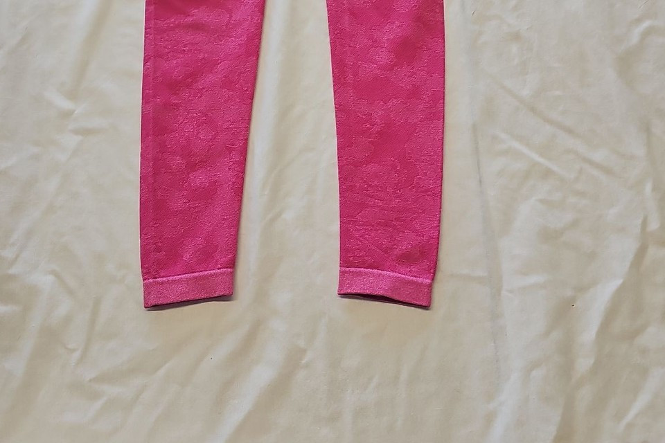 Vibrant Hot Pink Seamless High-Waisted Gym Leggings - XS LL29 - Image 7