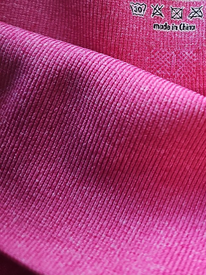 Vibrant Hot Pink Seamless High-Waisted Gym Leggings - XS LL29 - Image 9