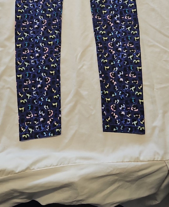 Lucy Locket Loves Kids Leopard Print Leggings size 1 w24 elasticated LL33 - Image 8