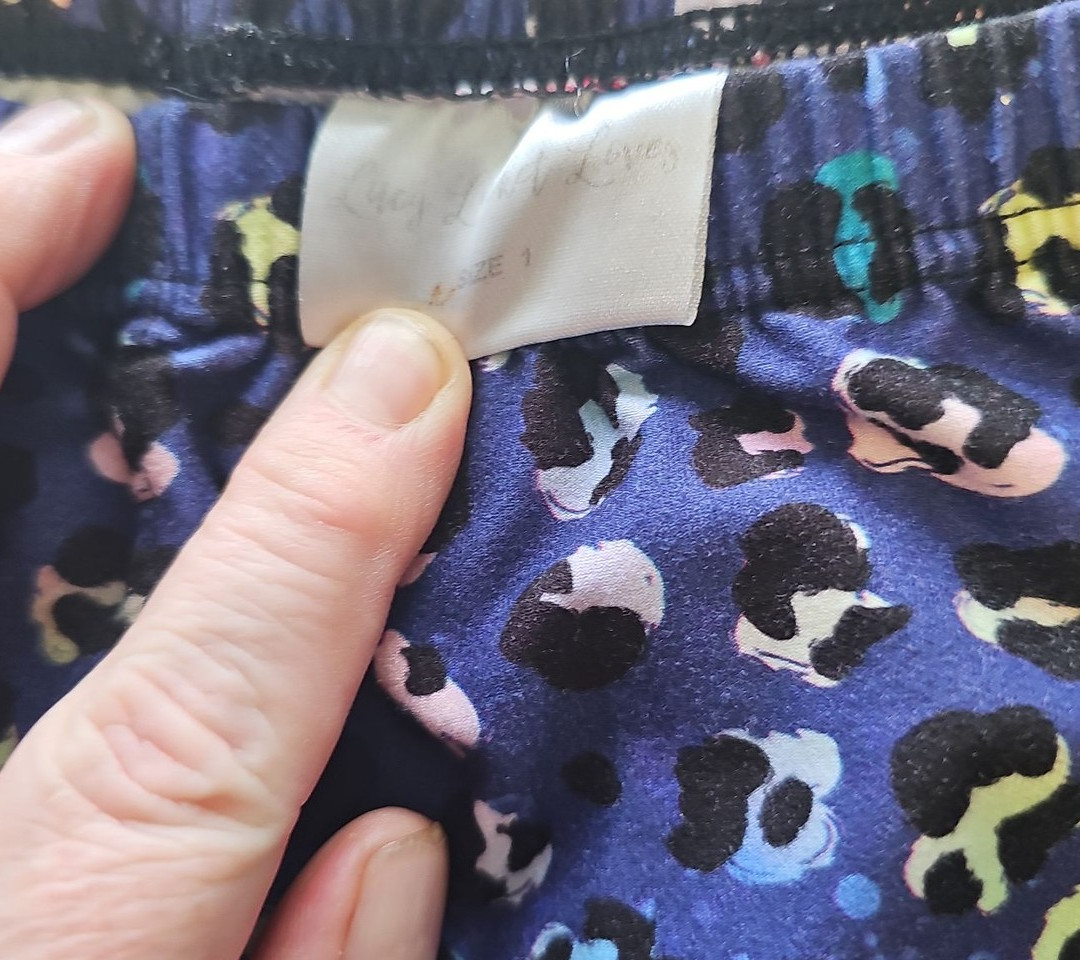Lucy Locket Loves Kids Leopard Print Leggings size 1 w24 elasticated LL33 - Image 9