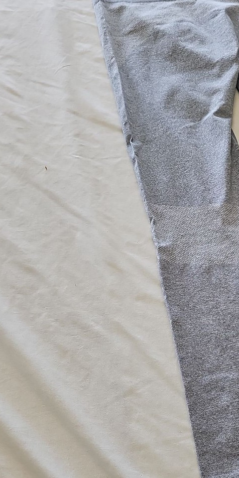 Gymshark Vital Seamless Leggings in Marl Grey approx w26 LL11 - Image 10