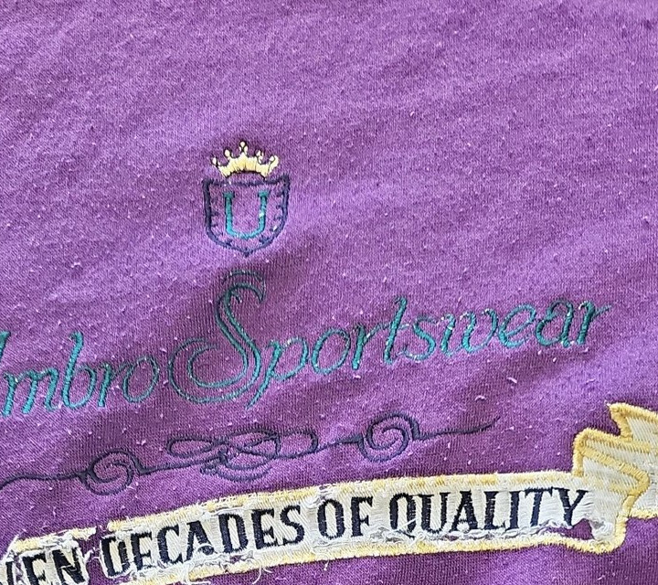 Vintage Umbro Purple Embroidered Graphic Sweatshirt XL KK1001 - Image 12