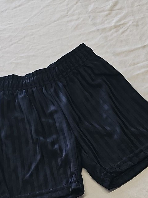 Vintage Next Black Satin Stripe Sports Shorts 5 to 6 yrs KK195 - Image 8