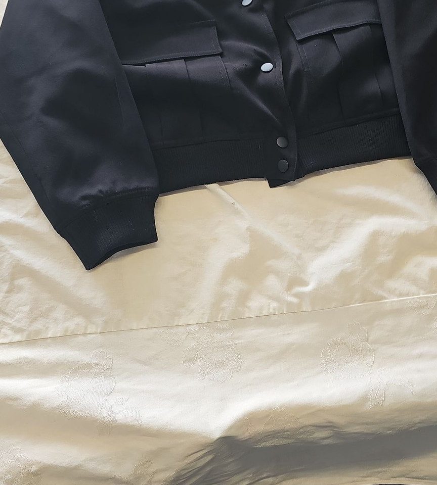 F&A Men's Black Utility Bomber Jacket uk L KK1000 - Image 12