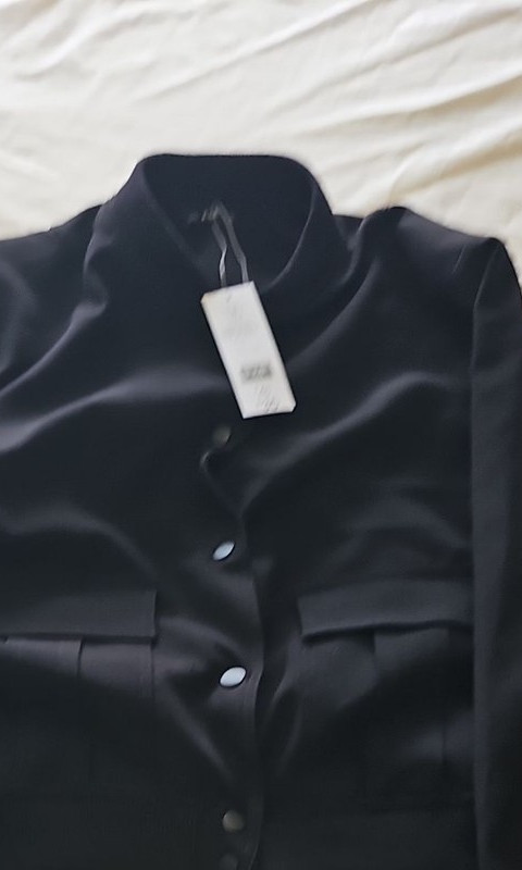 F&A Men's Black Utility Bomber Jacket uk L KK1000 - Image 8