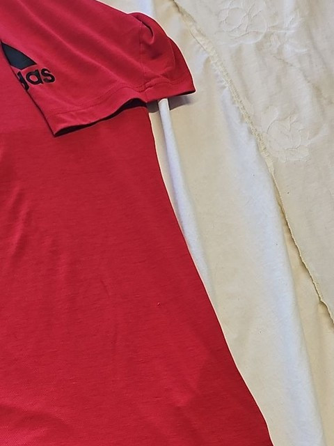 Adidas Prime Climalite Red Performance T-Shirt L KK190 - Image 11