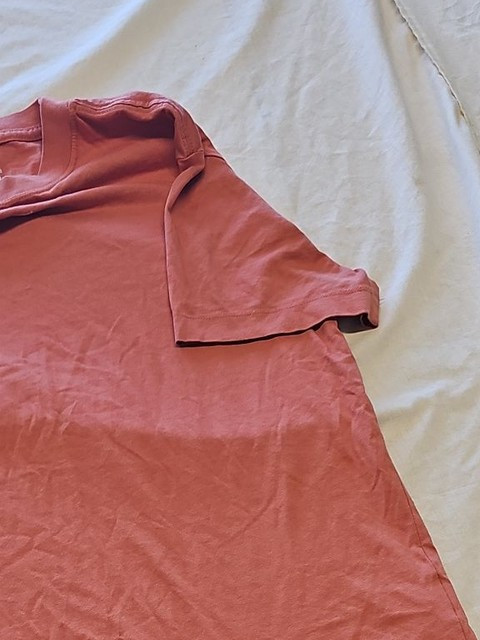 Nike The Nike Tee Loose Fit Embroidered Swoosh T-Shirt Rose Pink XS KK197 - Image 12