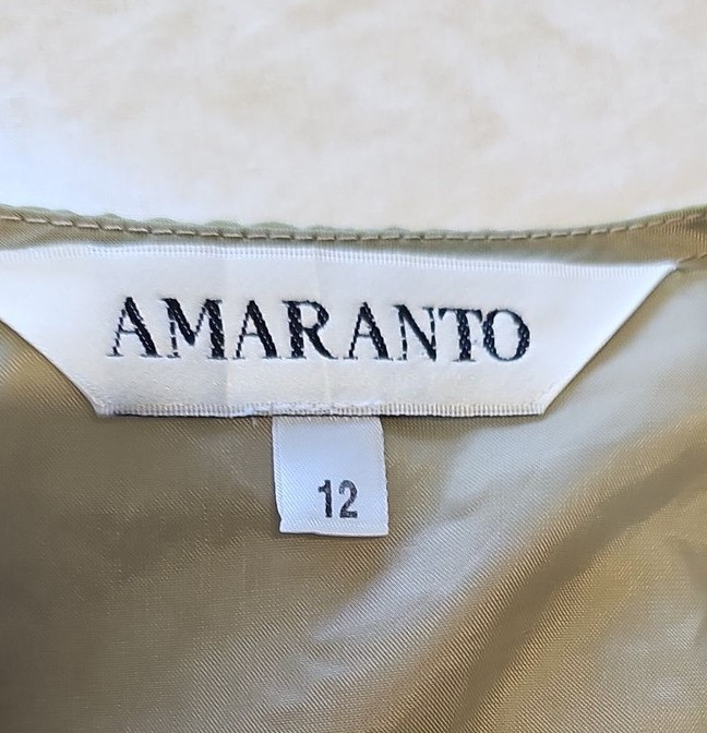 Vintage Amaranto Floral Tapestry Waistcoat - Size 12 KK187 - Image 9