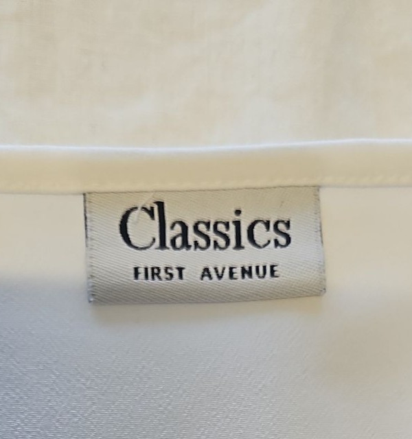 Vintage Classics First Avenue White Pleated Sleeveless Blouse GG995 - Image 8