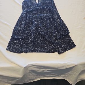 Next Black & White Polka Dot Ruffle Sundress 8yrs Y892