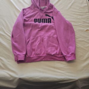 Puma Women's Essentials Logo Fleece Hoodie in Orchid Pink - Size 1X Z900