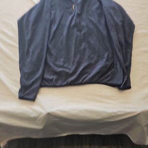 Champion Men's Navy Blue Quarter-Zip Fleece Pullover - XL Z900