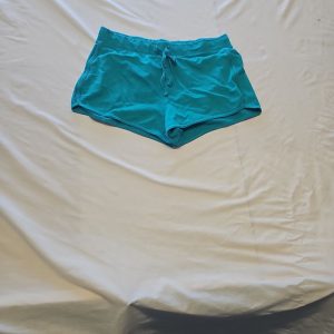 Papaya Women's Teal Cotton-Blend Lounge Shorts Size 12 Z894