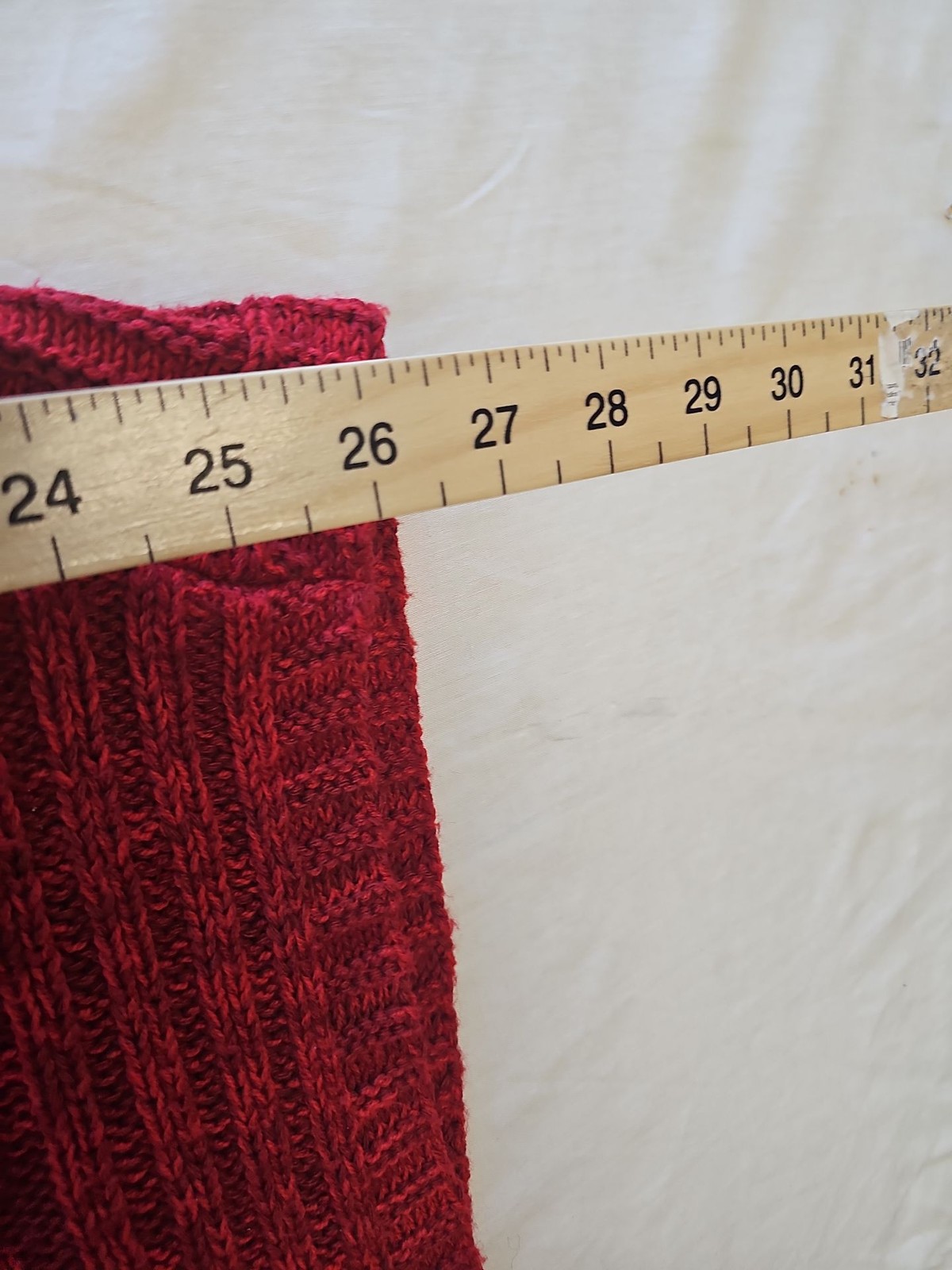 Next Red Cable Knit Turtleneck Poncho with Fringe Detail Y891 - Image 6