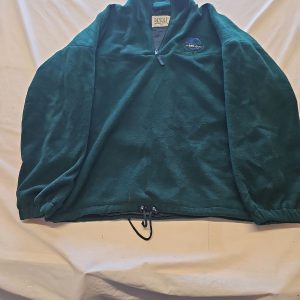 Vintage Result Forest Green Quarter-Zip Fleece Pullover XXL W881