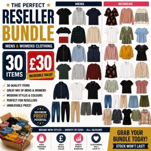30 Item A Grade Clothing Bundle Mixed Reseller Job Lot Wholesale Stock Various