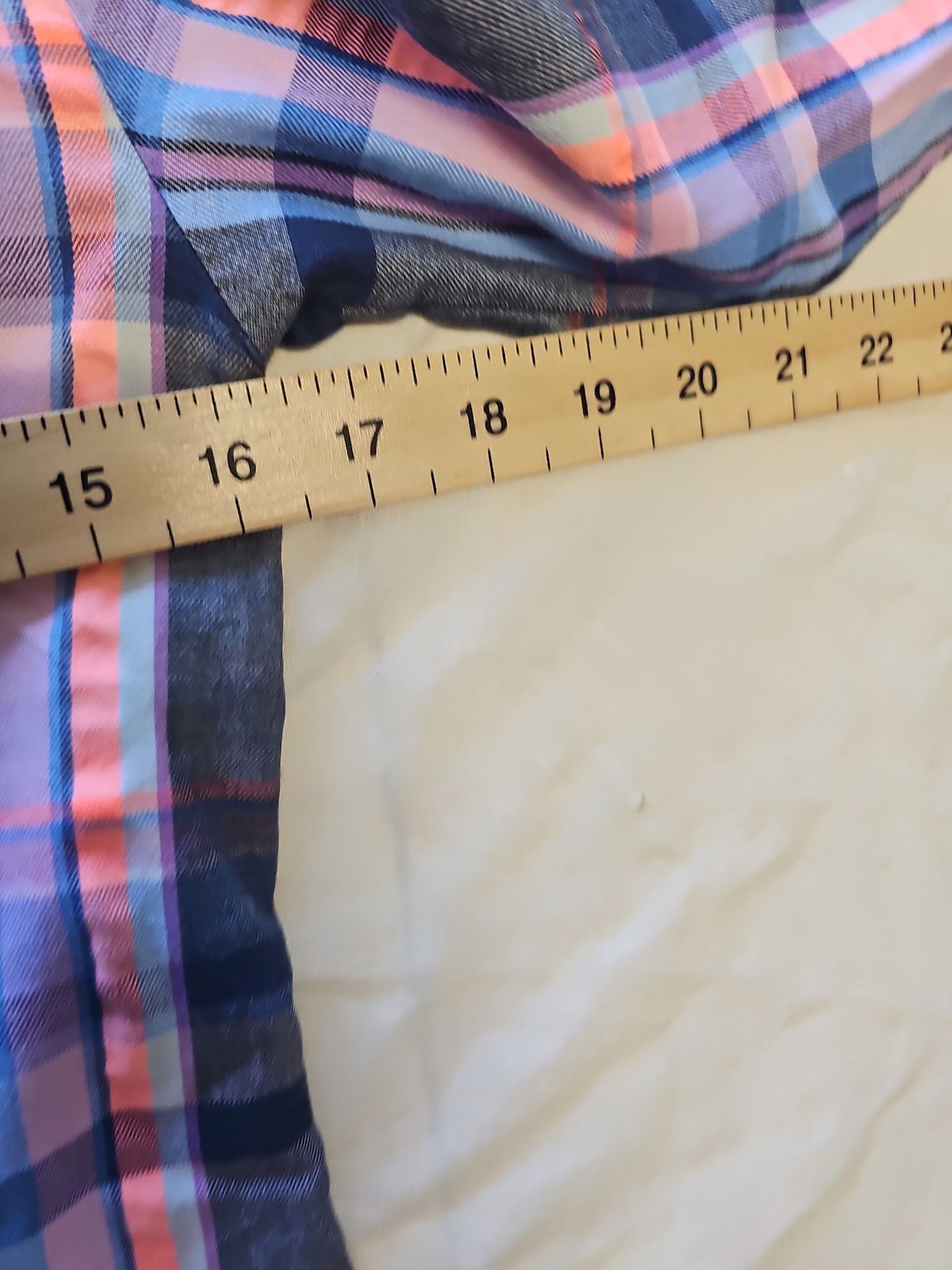 Next Checked Plaid Flannel Shirt in Blue and Pink BB932 - Image 4