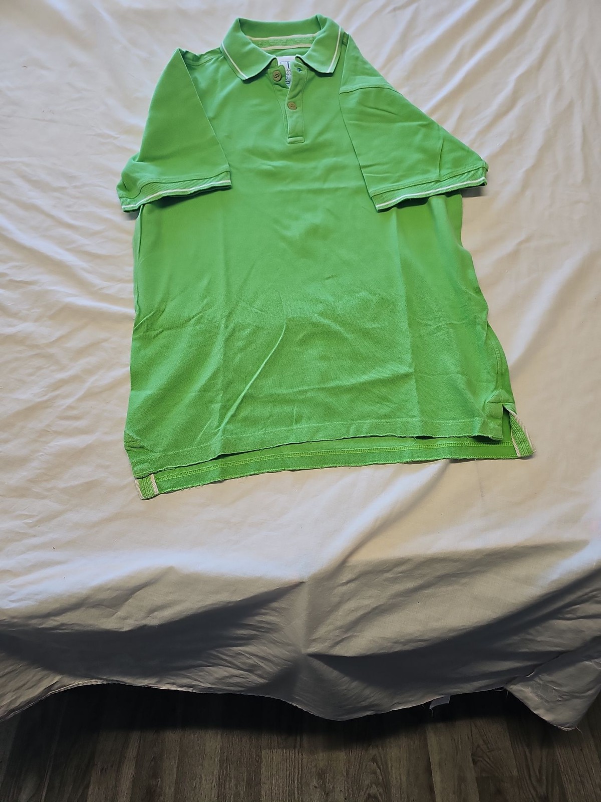 The Royal Pine Club Lime Green Piqué Polo Shirt - XL BB940