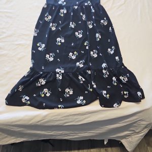 H&M Kids Floral Strappy Maxi Dress - Black/Pastel uk 11 12y BB926