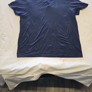 F&F Sustainable Cotton Navy Blue Henley Shirt - Size 2XL AA919