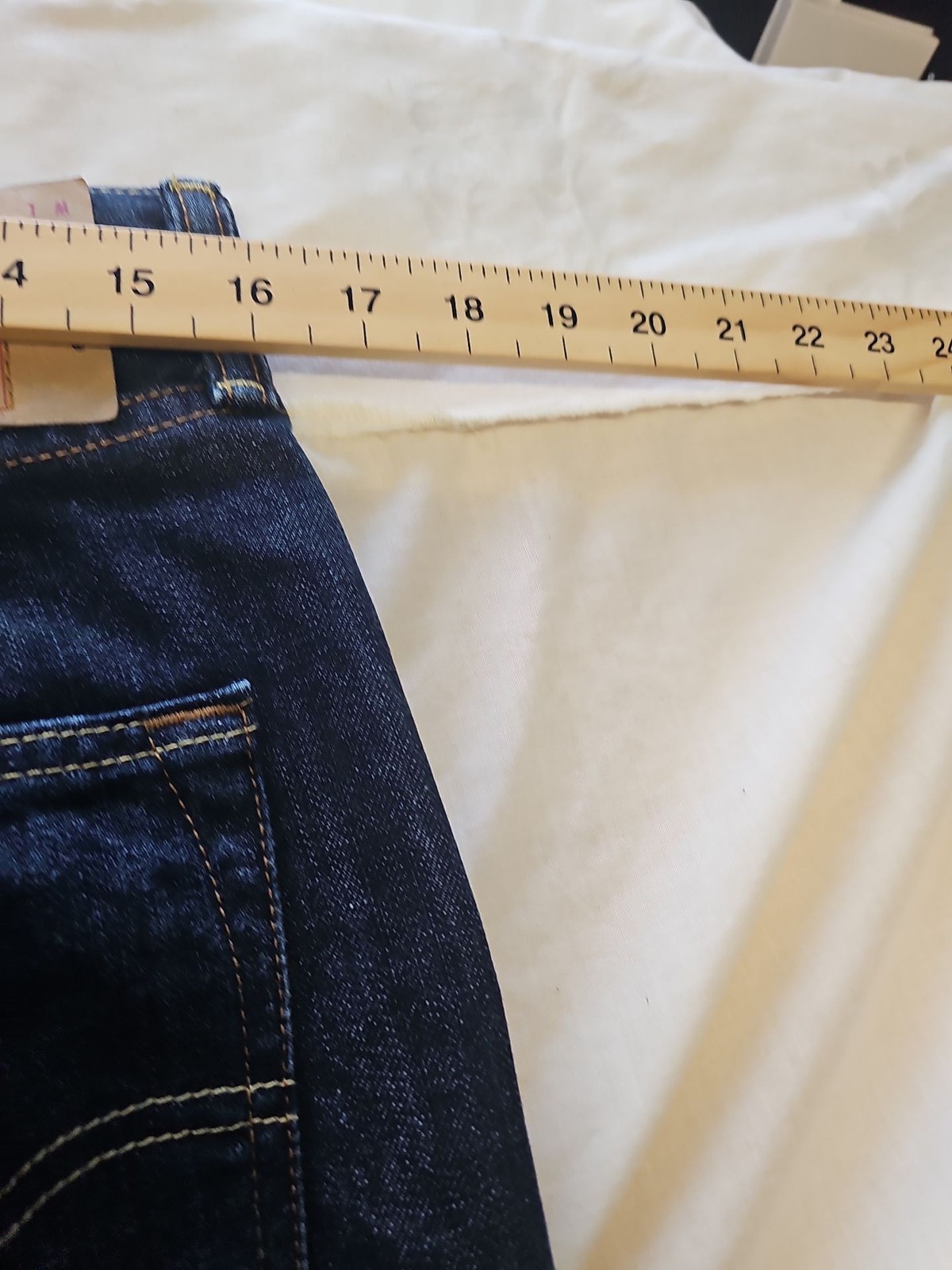 Levi Strauss & Co. 501 Original Straight Fit Jeans Dark Wash 32x34 EE982 - Image 5