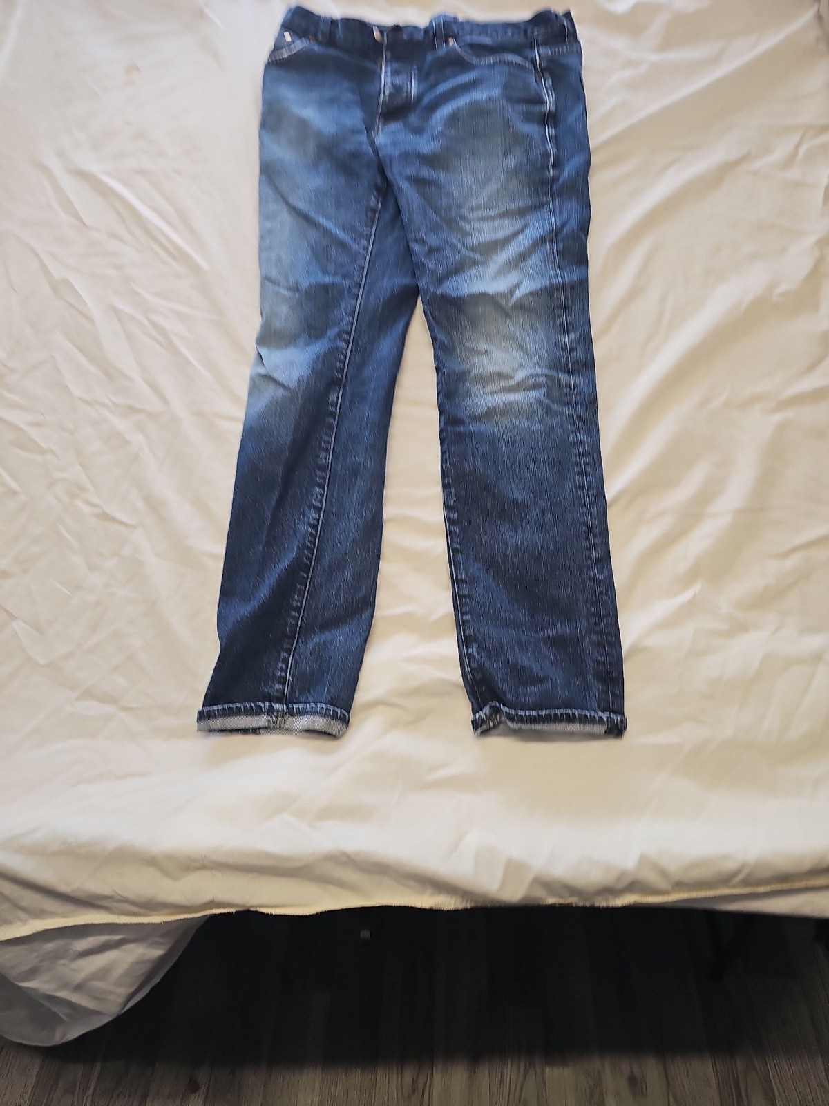 Ted Baker London Men's Straight Leg Blue Denim Jeans Size 32L W32 EE980