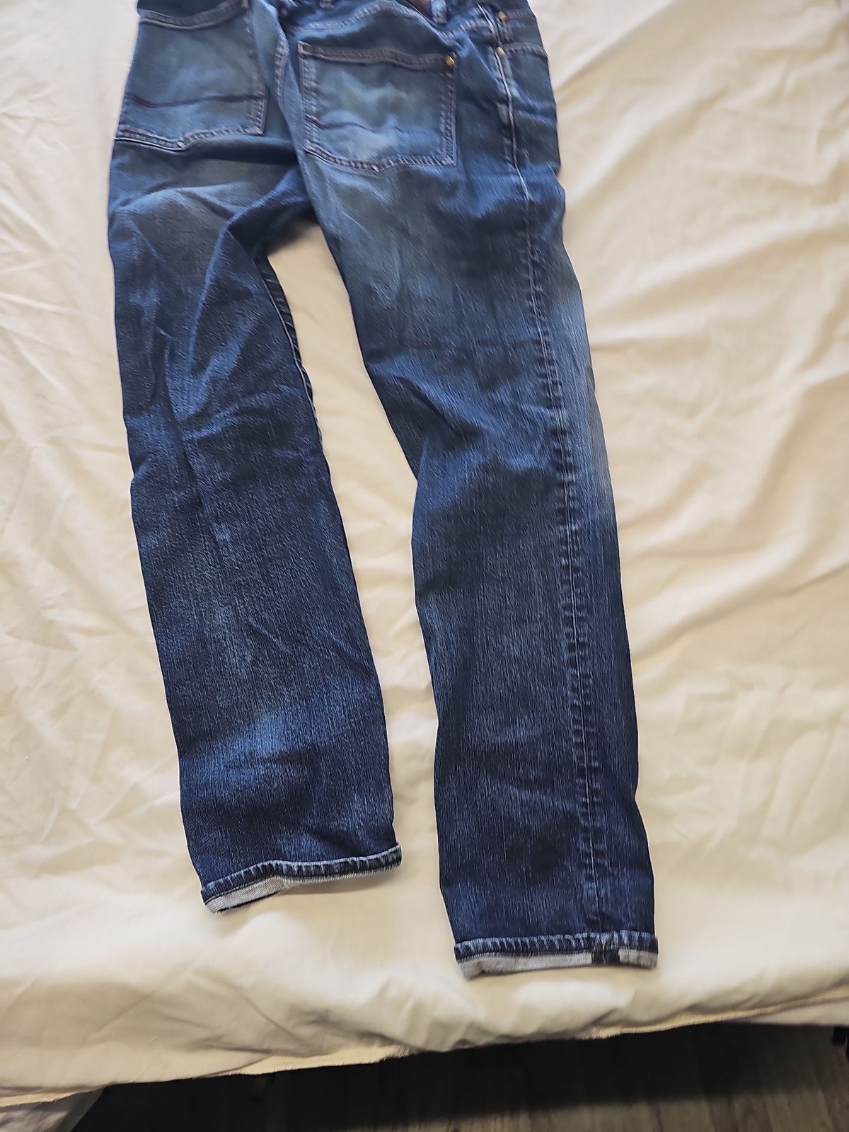Ted Baker London Men's Straight Leg Blue Denim Jeans Size 32L W32 EE980 - Image 4