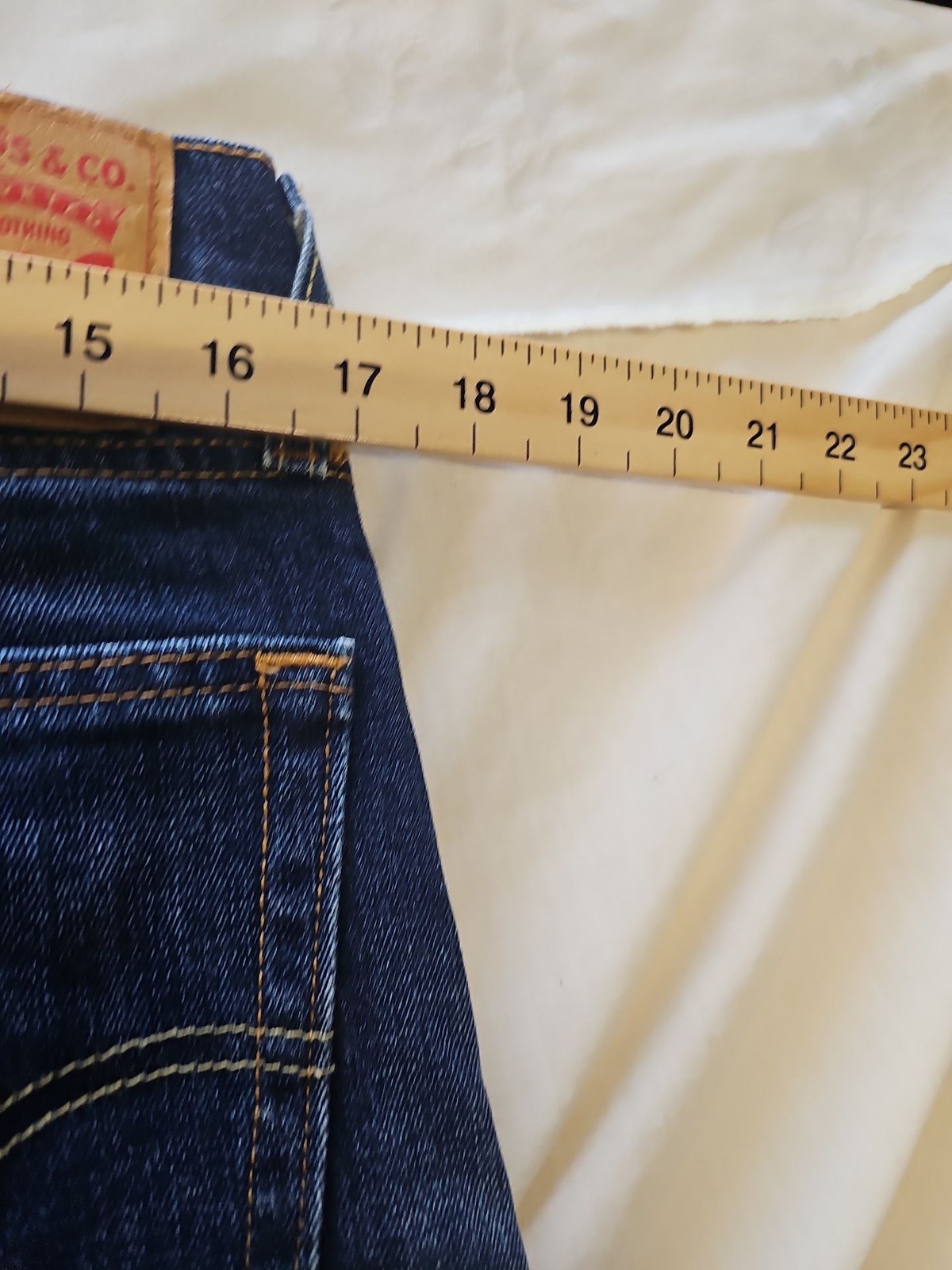 Levi's 510 Skinny Fit Jeans W32 L34 Dark Wash Denim w32 l34 EE981 - Image 6