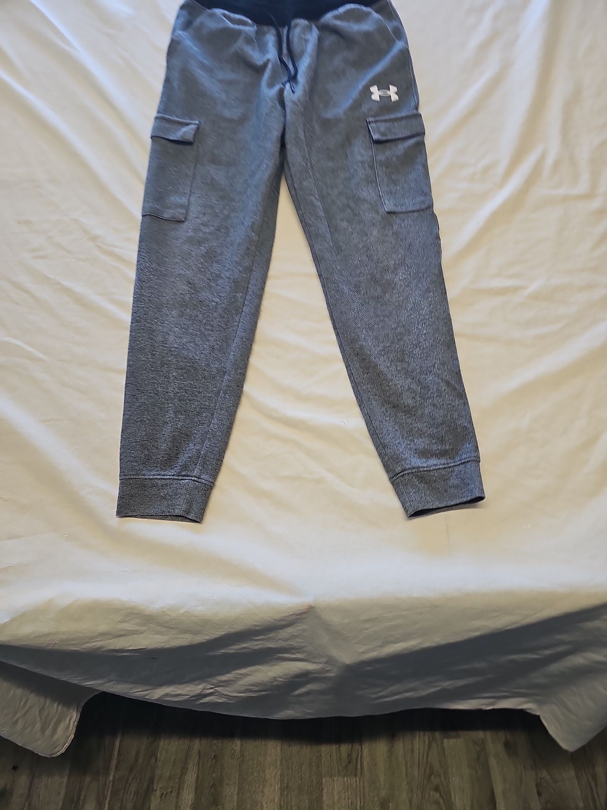 Under Armour Youth Grey Cargo Fleece Joggers FF402