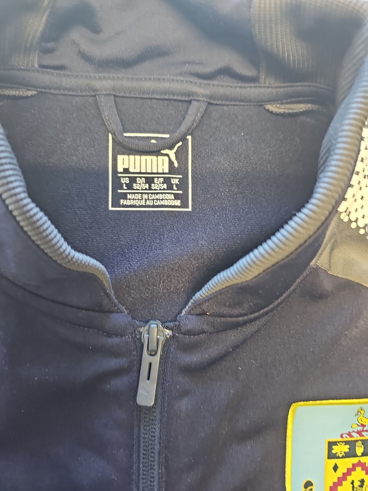 Puma Burnley FC Training Track Jacket Navy Grey Dafabet Men’s L FF411