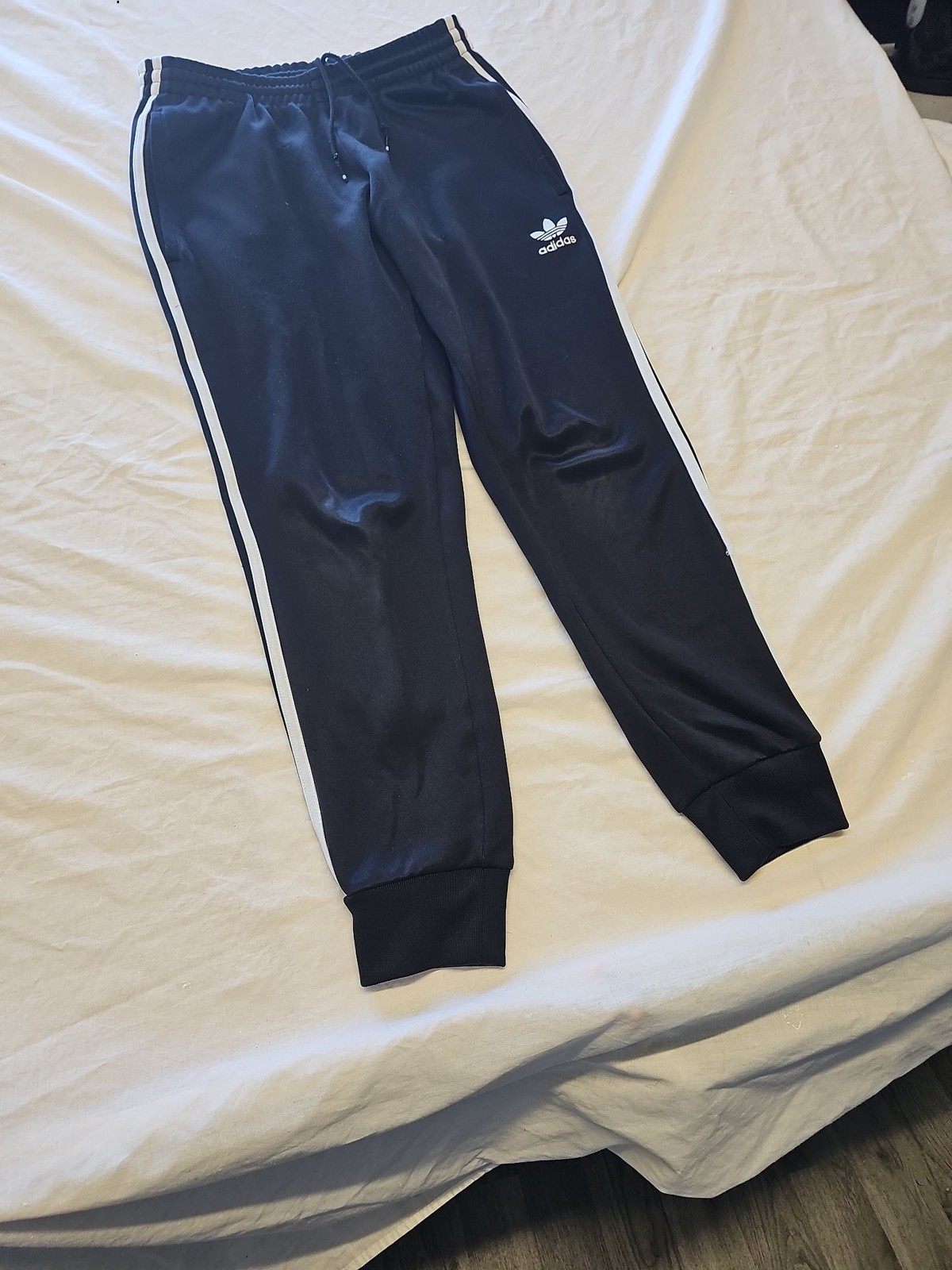 Adidas Originals Firebird Track Pants Navy Blue Small FF412 - Image 3