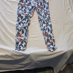 Primark Women's Paisley Print Lightweight Joggers - UK 6 DD971