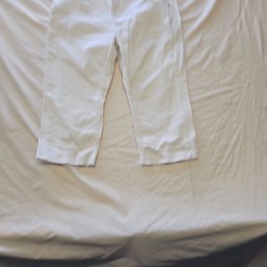 Lee Perfect Fit White Cropped Denim Trousers w32 DD963