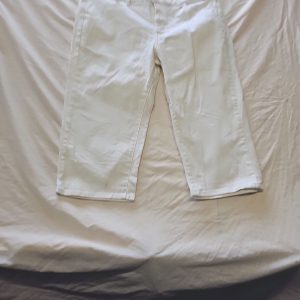 Riders by Lee Women's White Mid-Rise Capri Trousers W34 DD960