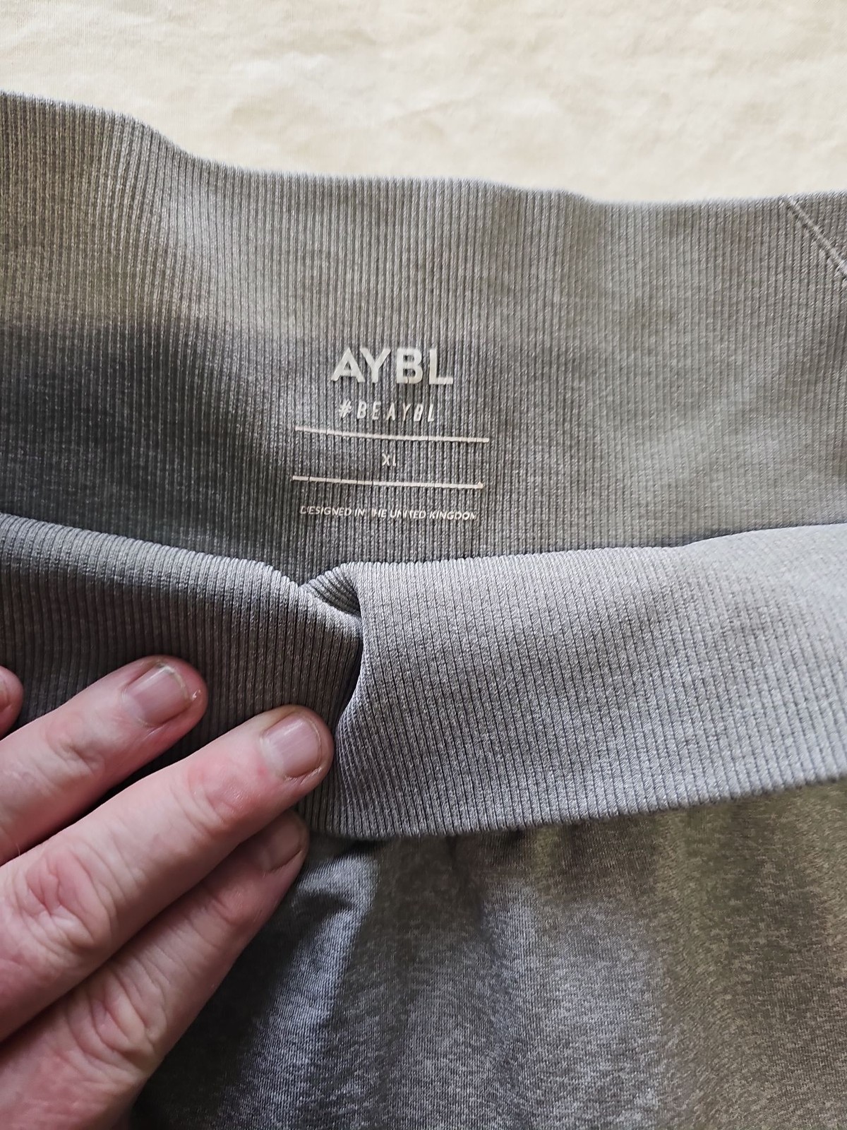 AYBL Balance V2 Seamless Leggings in Grey Marl XL O743
