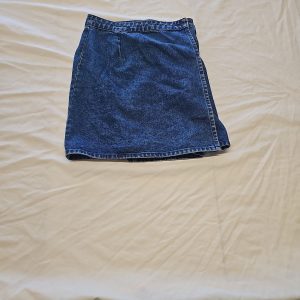 ASOS Denim Mini Skirt in Mid Blue Wash uk8 CC942