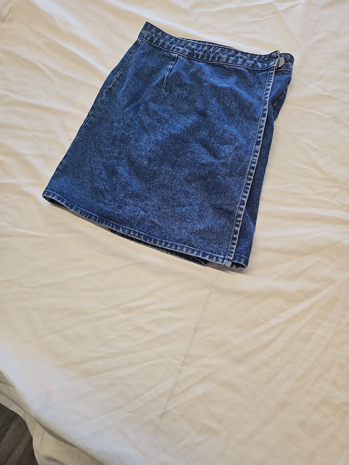 ASOS Denim Mini Skirt in Mid Blue Wash uk8 CC942 - Image 3