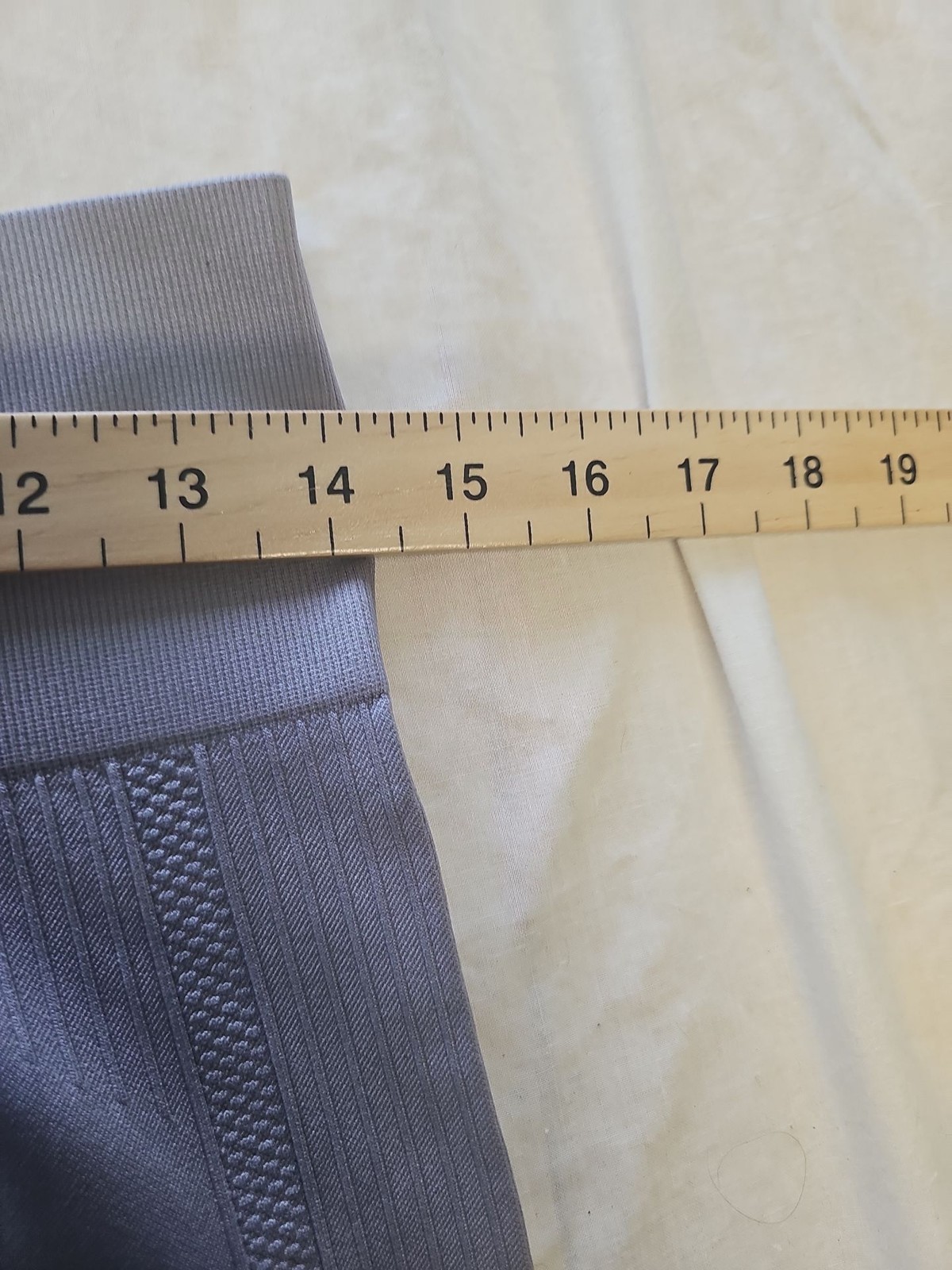 Women's High-Waisted Seamless Performance Leggings in Periwinkle Blue L MM51 - Image 4