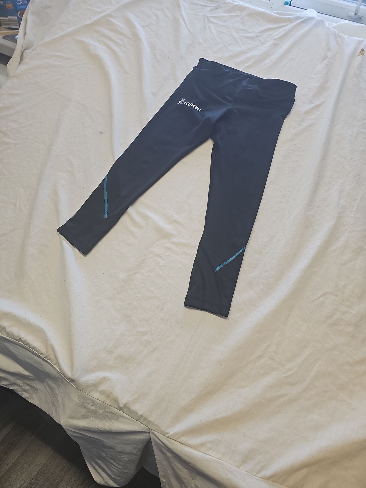 Kukri Women's Navy Blue Compression Sports Leggings SIZE8 MM49 - Image 4