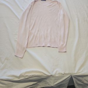 M&S Collection Pale Pink Crew Neck Fine Knit Jumper size 14 MM46