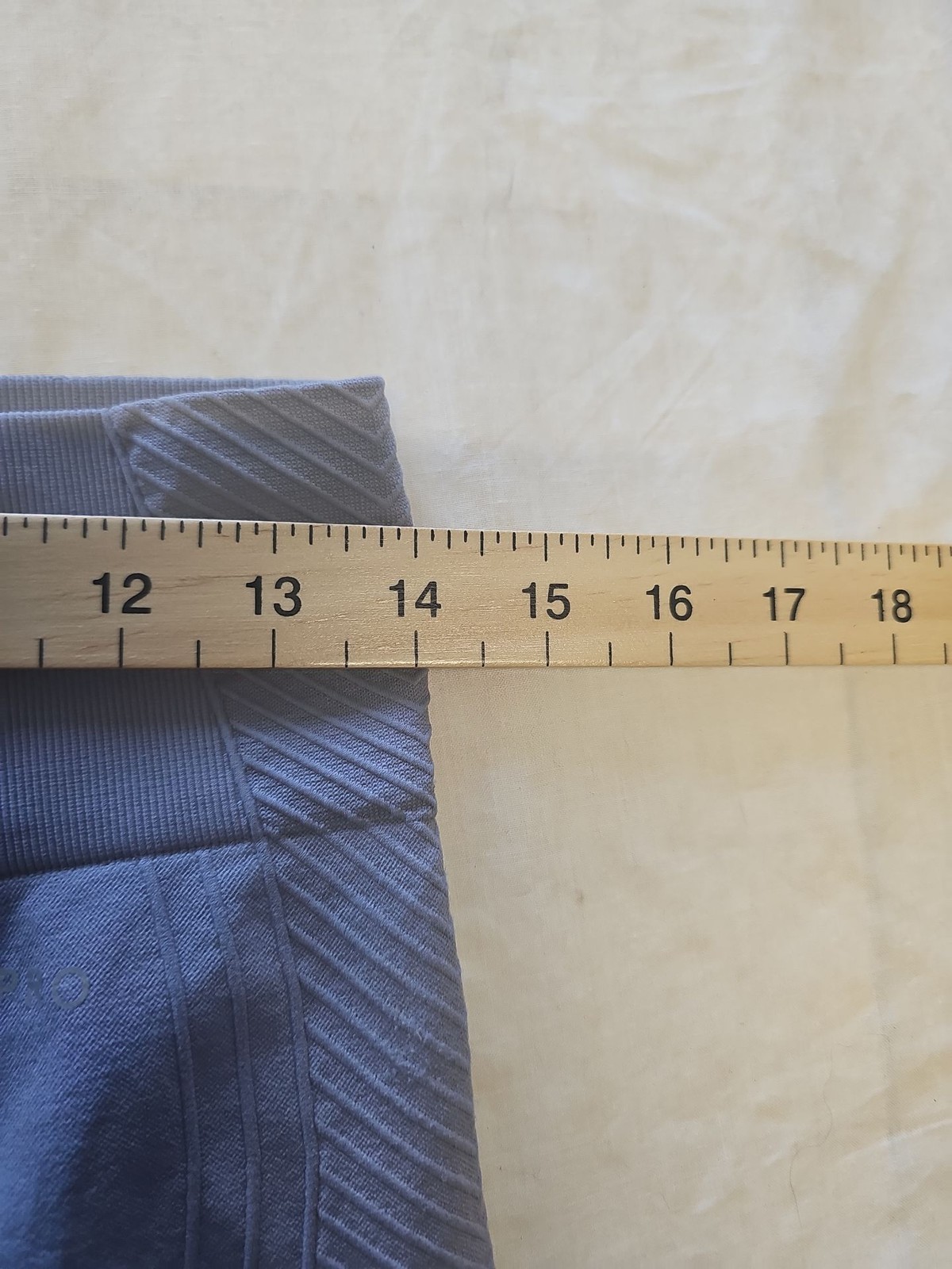 USA PRO Women's Seamless Cropped Leggings Periwinkle Blue UK 14 LL22 - Image 4