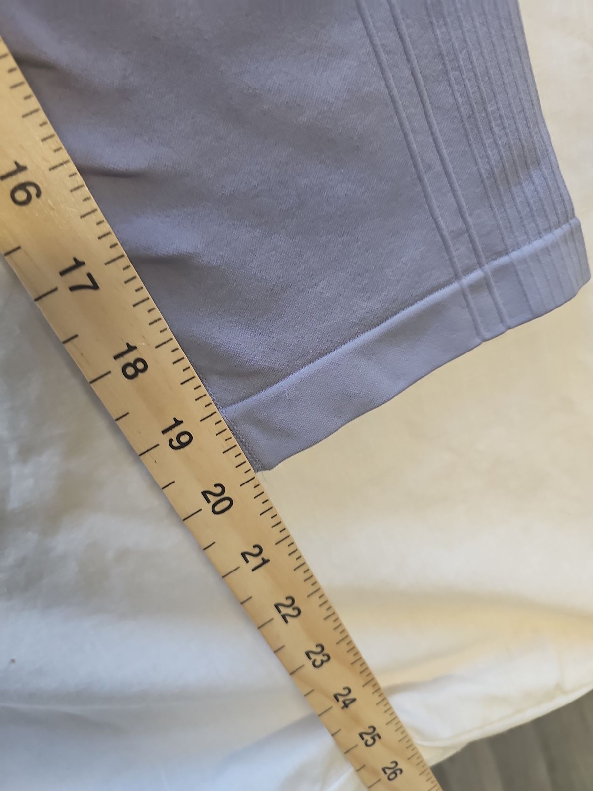USA PRO Women's Seamless Cropped Leggings Periwinkle Blue UK 14 LL22 - Image 5