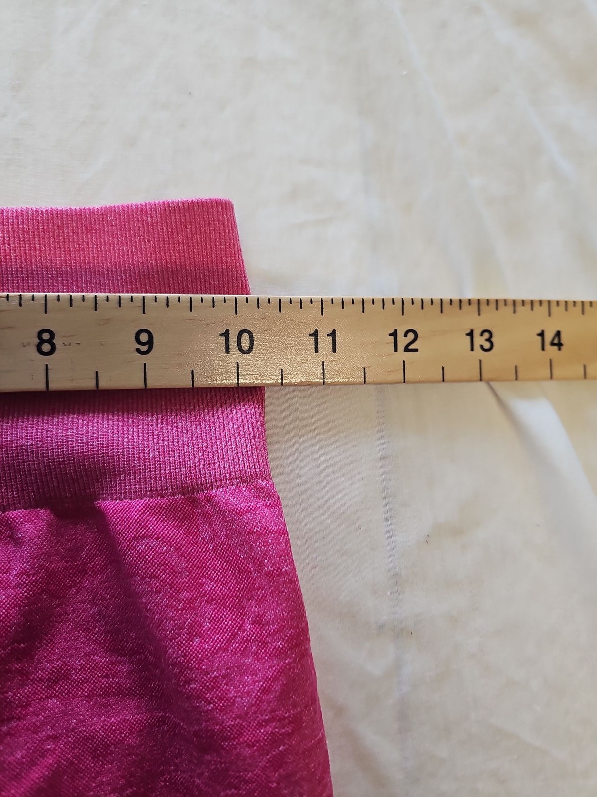 Vibrant Hot Pink Seamless High-Waisted Gym Leggings - XS LL29 - Image 4