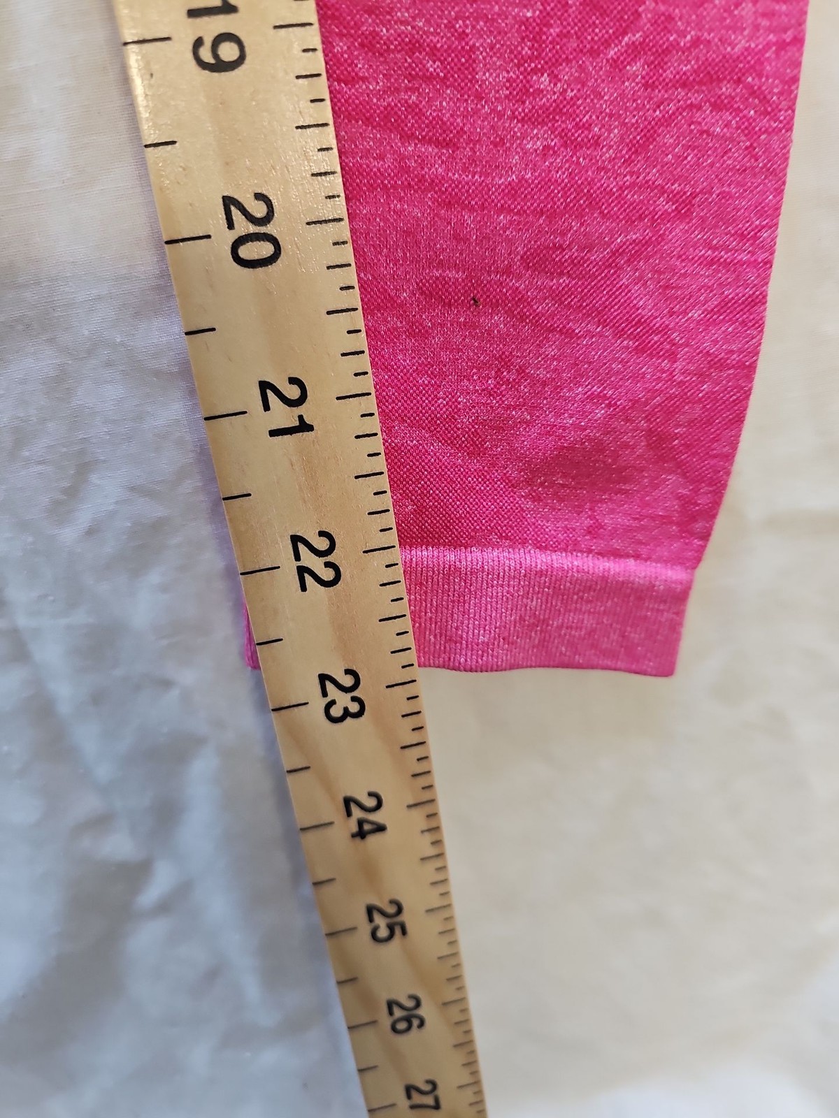 Vibrant Hot Pink Seamless High-Waisted Gym Leggings - XS LL29 - Image 5