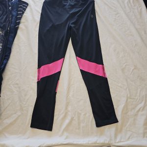 Mpisb Black & Pink Athletic Compression Leggings Size 14  LL41