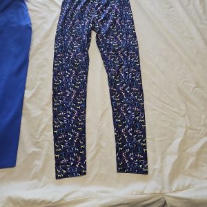 Lucy Locket Loves Kids Leopard Print Leggings size 1 w24 elasticated LL33
